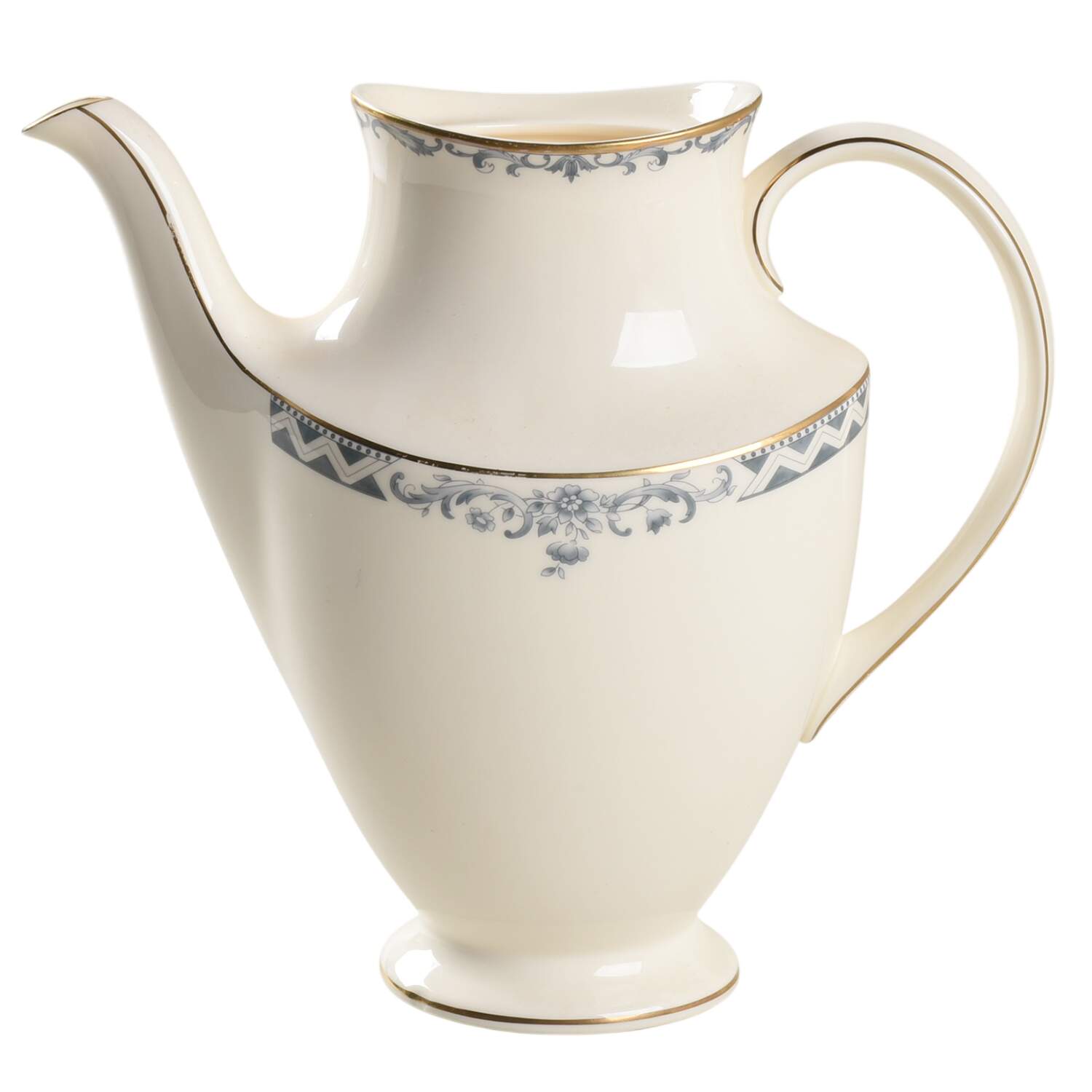Josephine (Smooth, Gold Trim) Coffee Pot No Lid by Royal Doulton-1