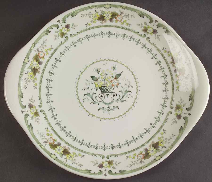 Provencal Handled Cake Plate by Royal Doulton-1