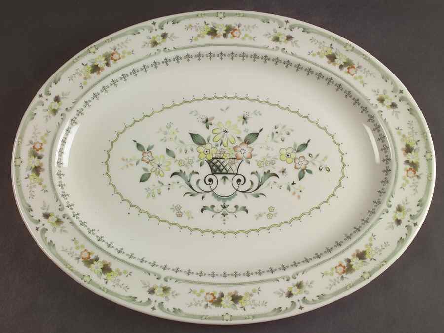 Provencal 16" Oval Serving Platter by Royal Doulton-1