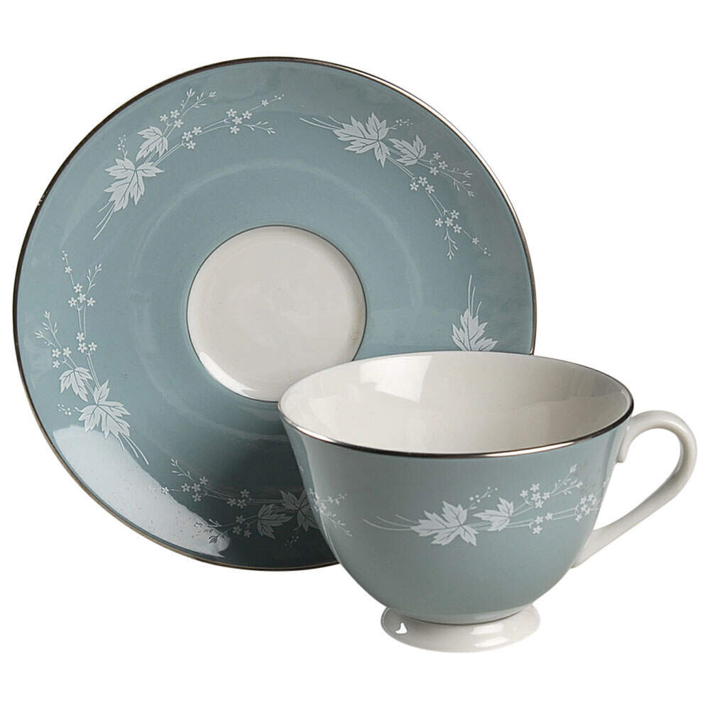 Reflection Footed Cup & Saucer Set by Royal Doulton-1
