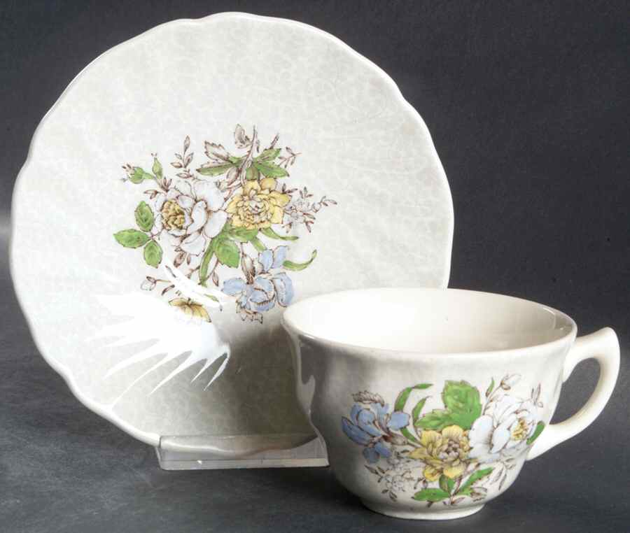 Sutherland Flat Cup & Saucer Set by Royal Doulton-1