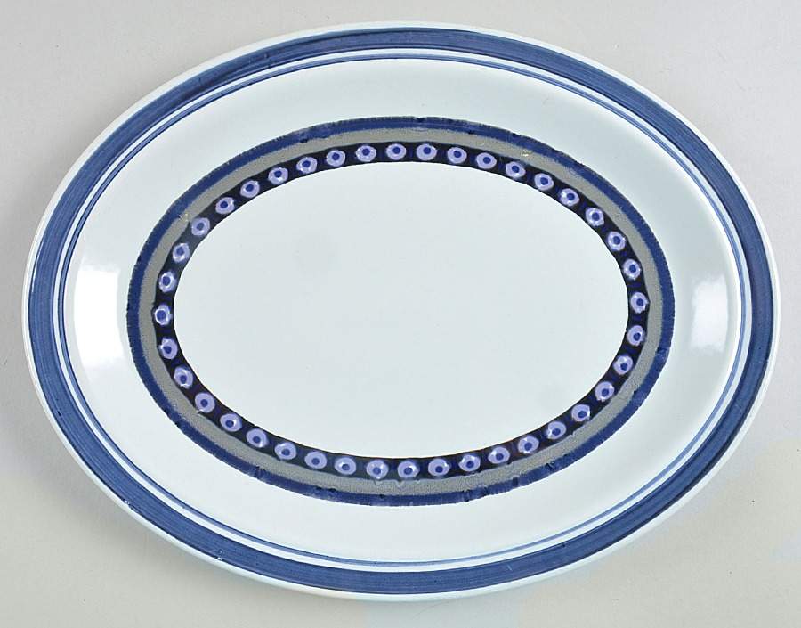 Tangier 13" Oval Serving Platter by Royal Doulton-1