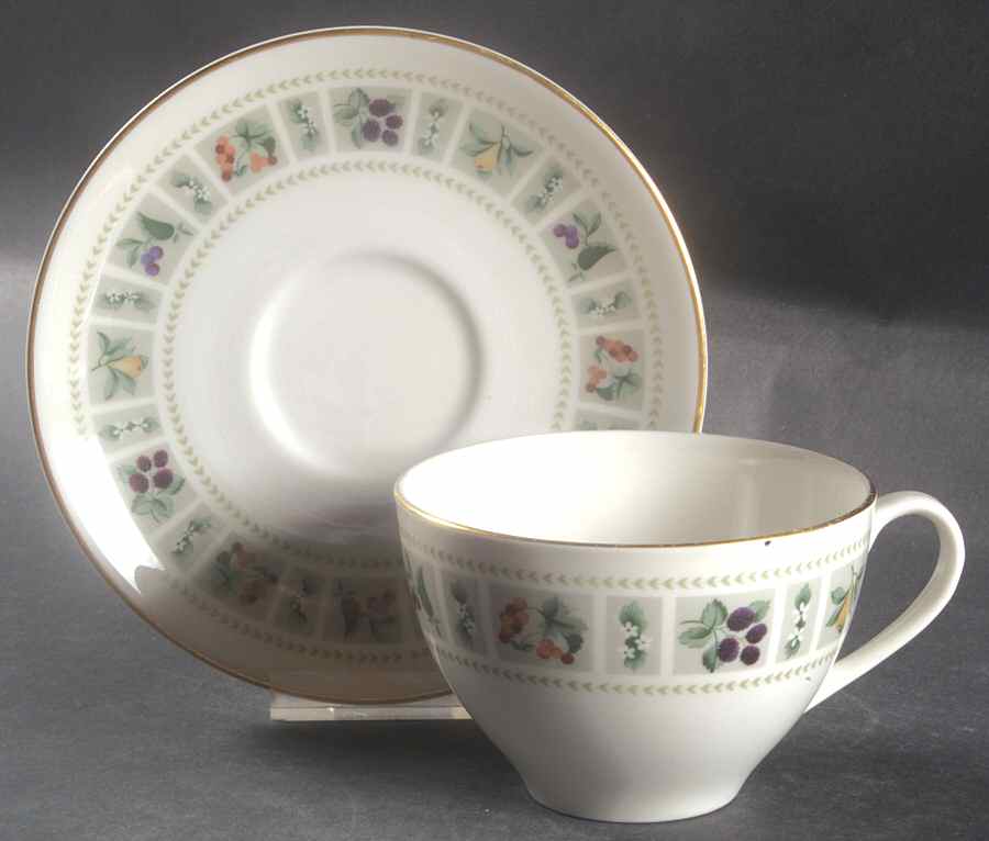 Tapestry Oversized Cup & Saucer Set by Royal Doulton-1