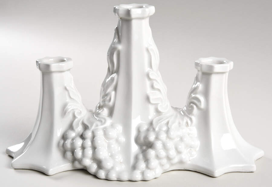 Grape Three Light Candlestick by Red Cliff-1