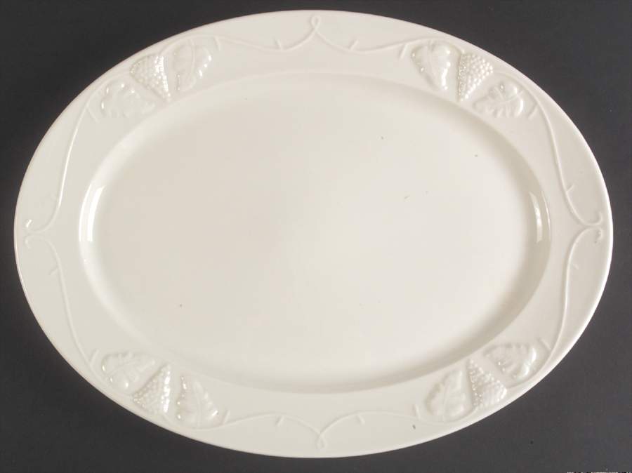 Grape 15" Oval Serving Platter by Red Cliff-1