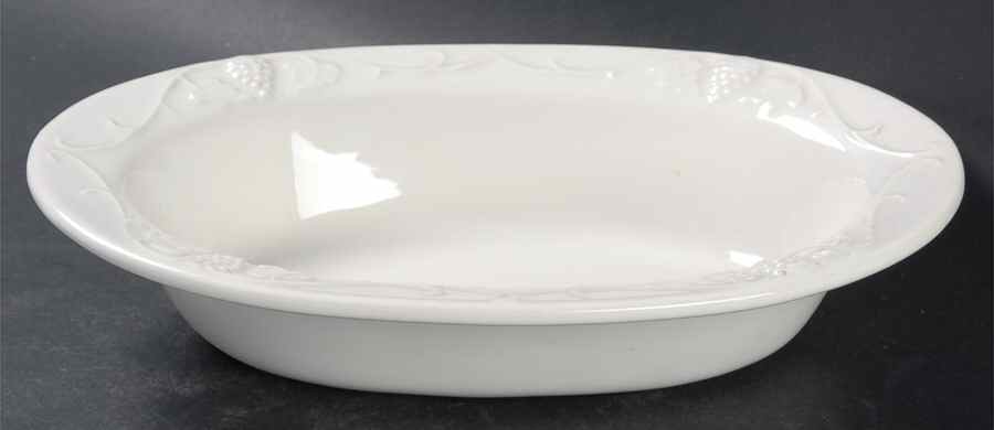 Grape 10" Oval Vegetable Bowl by Red Cliff-1