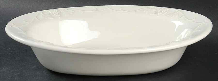 Grape 9" Oval Vegetable Bowl by Red Cliff-1
