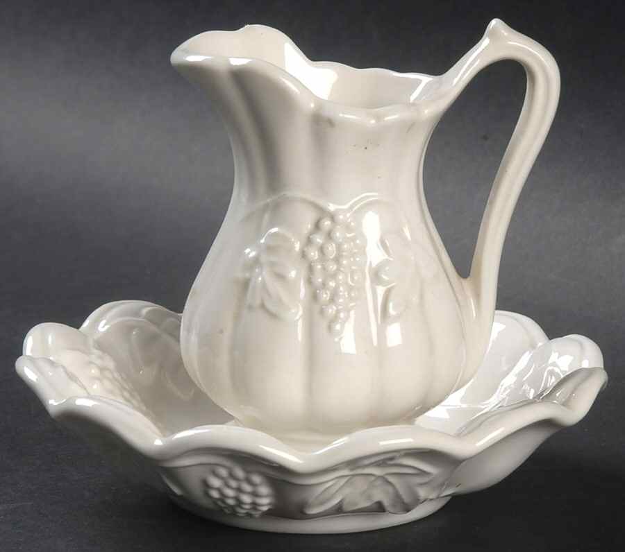 Grape Miniature Pitcher & Bowl Set by Red Cliff-1