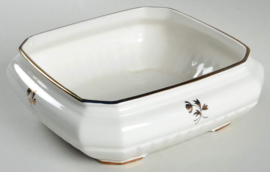 Tea Leaf 6" Square Vegetable Bowl by Red Cliff-1