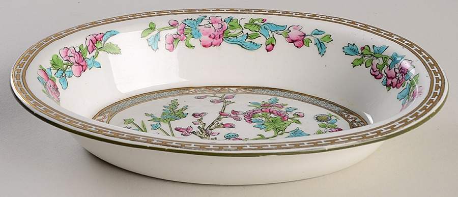 Indian Tree 9" Oval Vegetable Bowl by Regent (England)-1