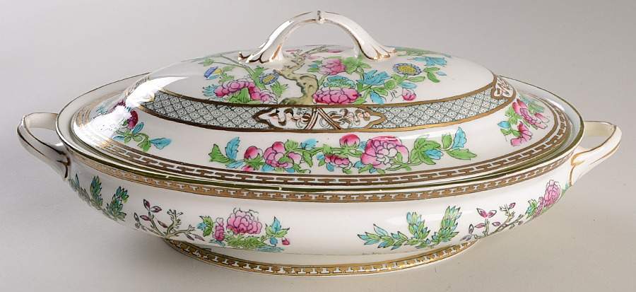 Indian Tree Oval Covered Vegetable by Regent (England)-1