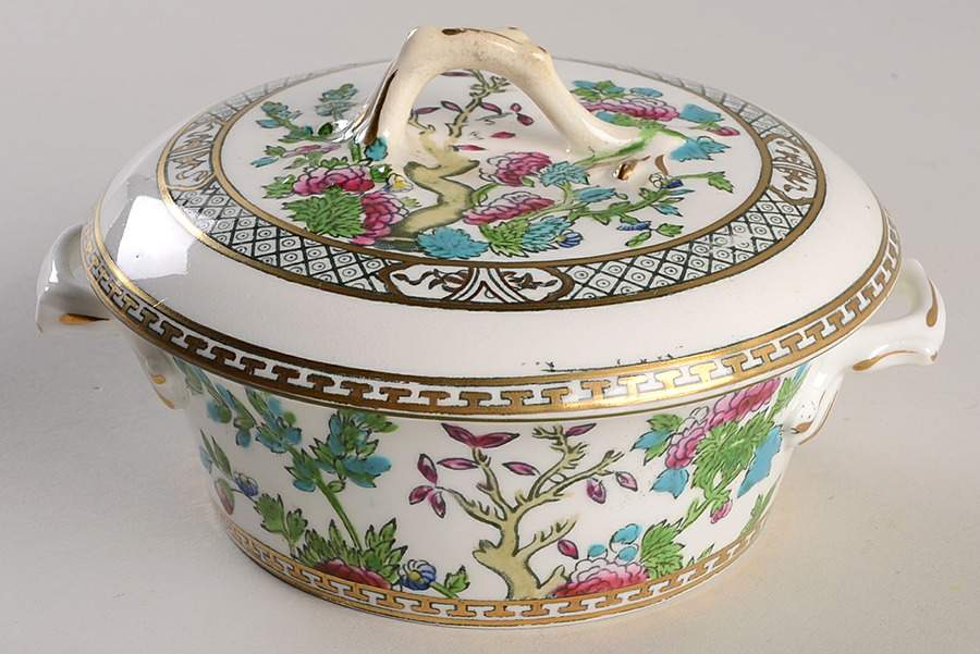 Indian Tree Butter Box & Lid by Regent (England)-1