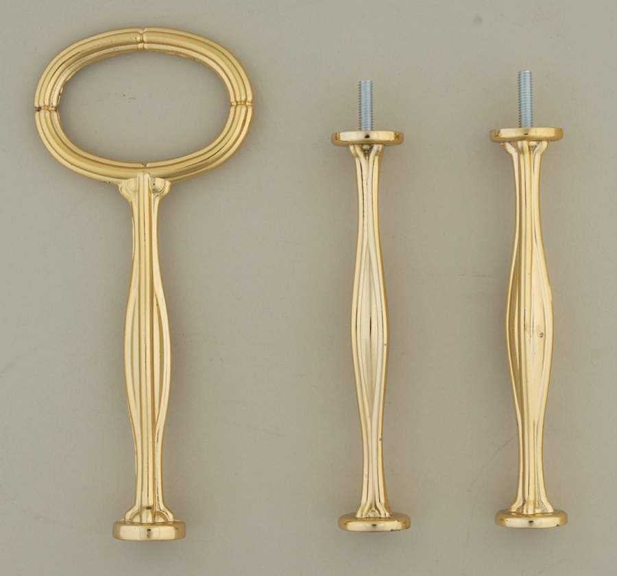 Dinnerware Storage & Cleaning Products Hardware 3 Tier Gold by Replacements-1