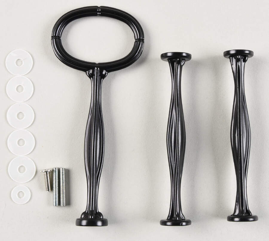 Dinnerware Storage & Cleaning Products Hardware For 3 Tier Black by Replacements-1