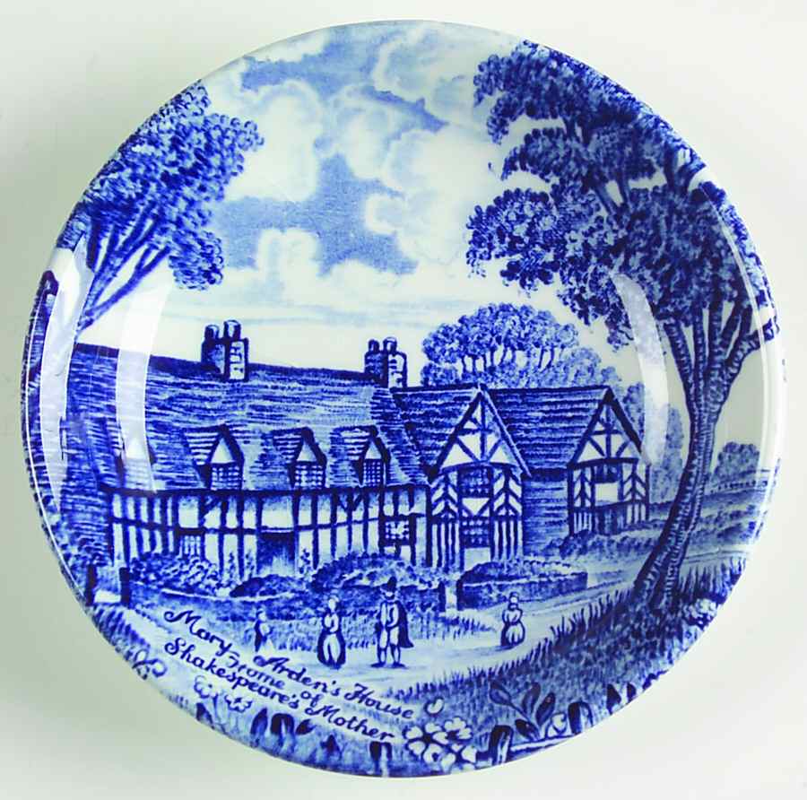 Shakespeare Country Blue Coaster by Royal Essex-1