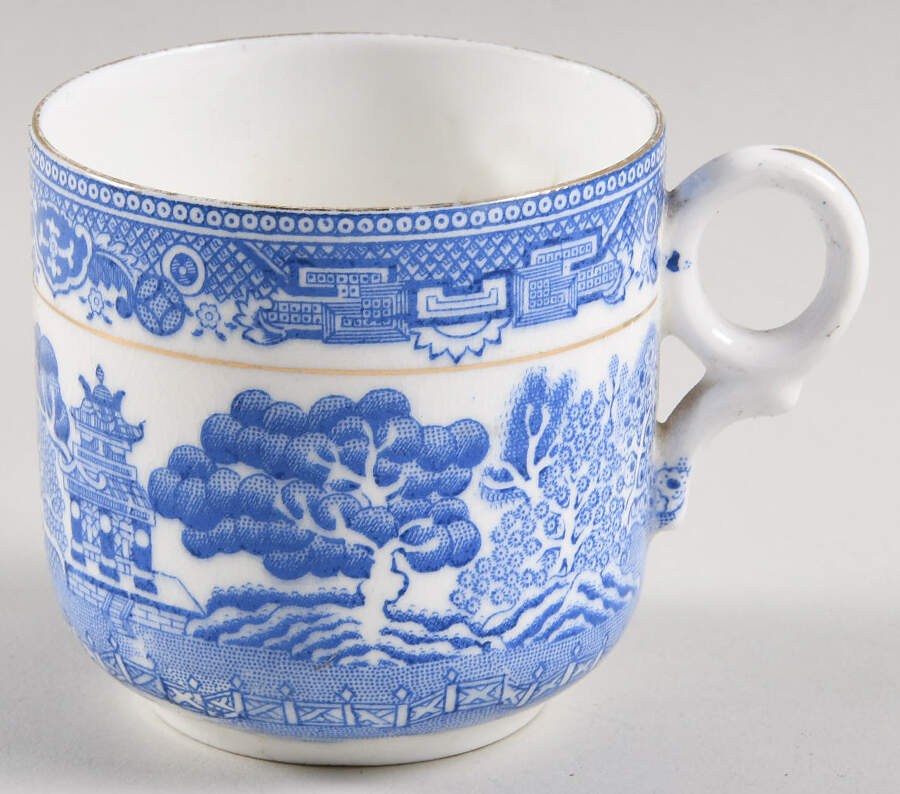 Blue Willow Flat Cup by Royal Grafton-1