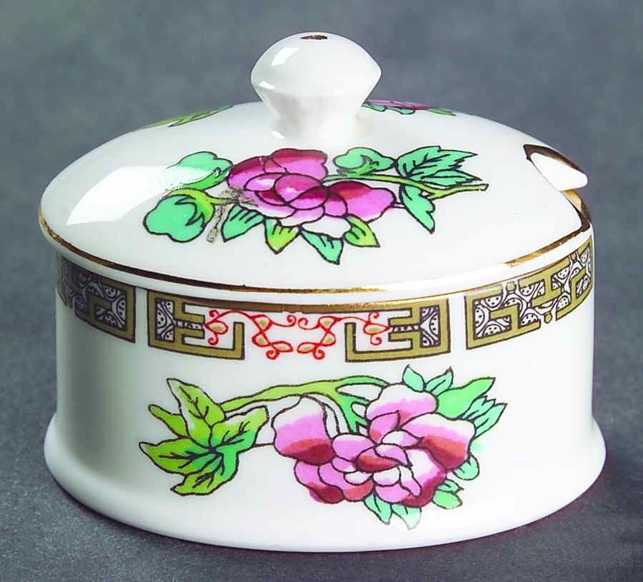 Indian Tree Mustard Jar & Lid by Royal Grafton-1