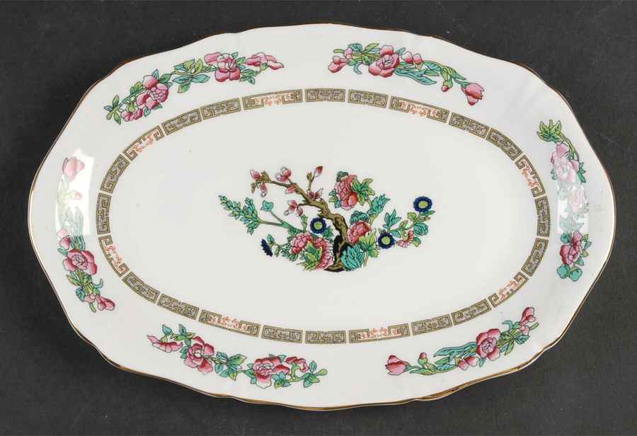 Indian Tree 11" Oval Serving Platter by Royal Grafton-1