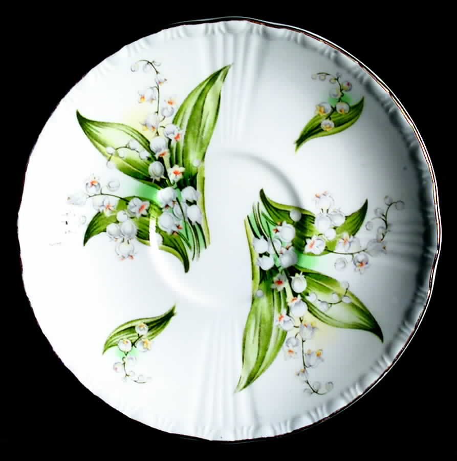 Lily of The Valley Saucer by Royal Grafton-1