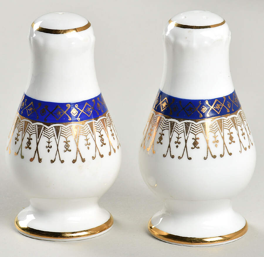 Majestic Dark Blue Salt & Pepper Set by Royal Grafton-1