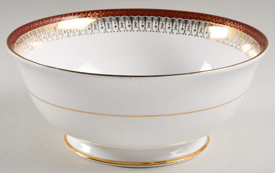 Majestic Maroon 8" Round Vegetable Bowl by Royal Grafton-1