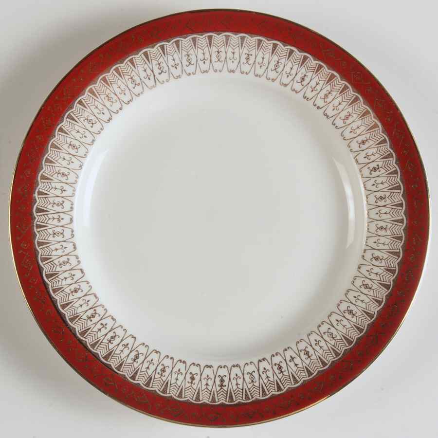 Majestic Maroon Bread & Butter Plate by Royal Grafton-1
