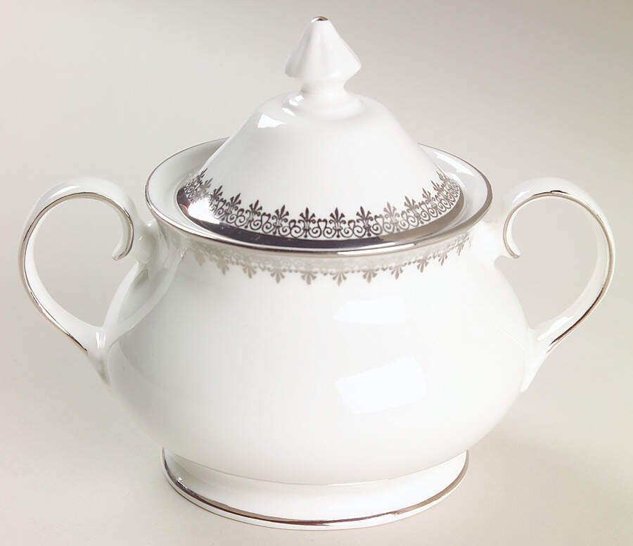 Swan Lake Sugar Bowl & Lid by Royal Grafton-1