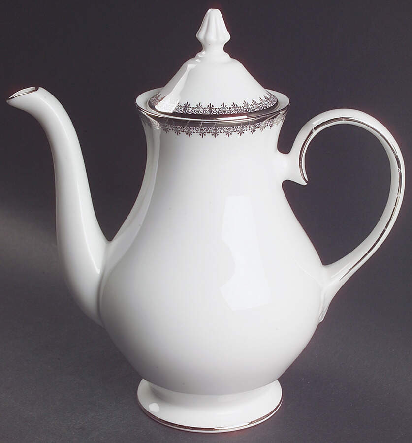 Swan Lake Coffee Pot & Lid by Royal Grafton-1