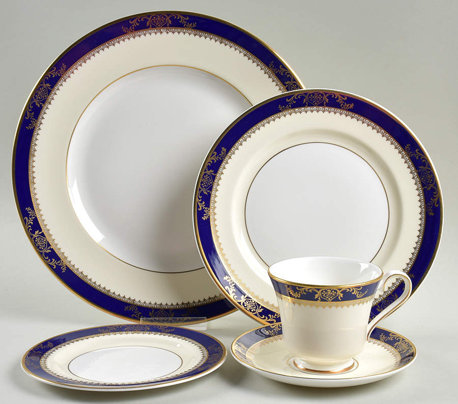 Viceroy Cobalt 5 Piece Place Setting by Royal Grafton-1