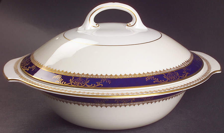 Viceroy Cobalt Round Covered Vegetable by Royal Grafton-1