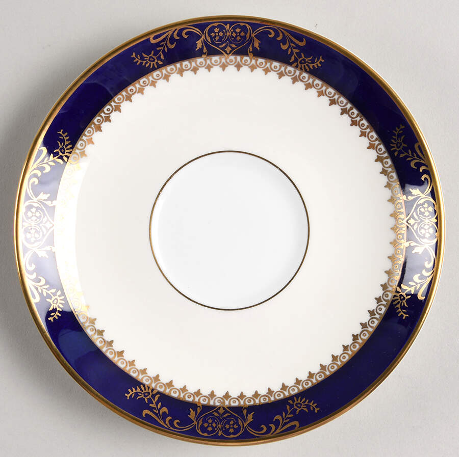 Viceroy Cobalt Saucer by Royal Grafton-1
