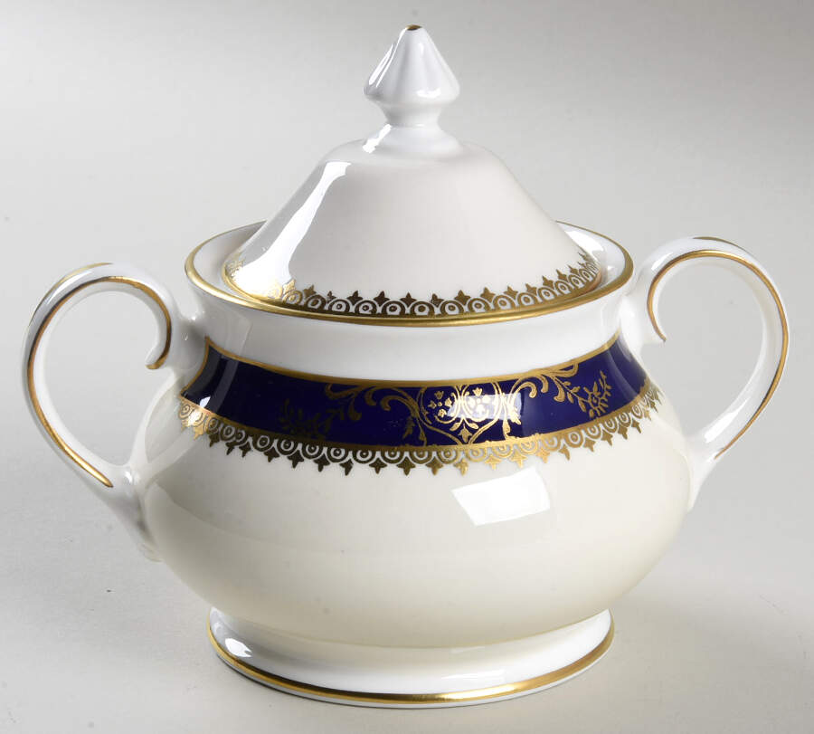 Viceroy Cobalt Sugar Bowl & Lid by Royal Grafton-1