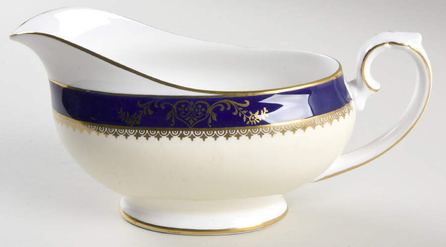 Viceroy Cobalt Gravy Boat by Royal Grafton-1
