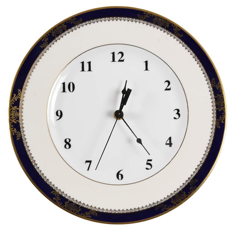 Viceroy Cobalt 1-2" depth  Clock Plate HC by Royal Grafton-1