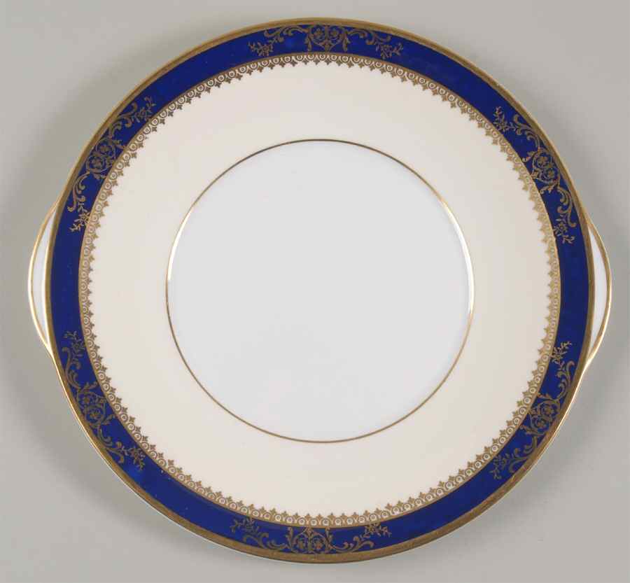 Viceroy Cobalt Handled Cake Plate by Royal Grafton-1