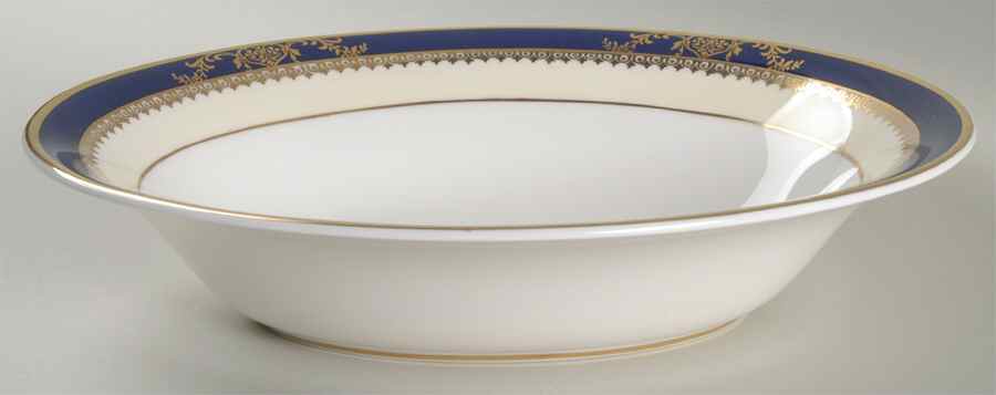 Viceroy Cobalt 10" Oval Vegetable Bowl by Royal Grafton-1