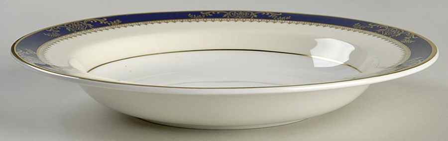 Viceroy Cobalt Large Rim Soup Bowl by Royal Grafton-1