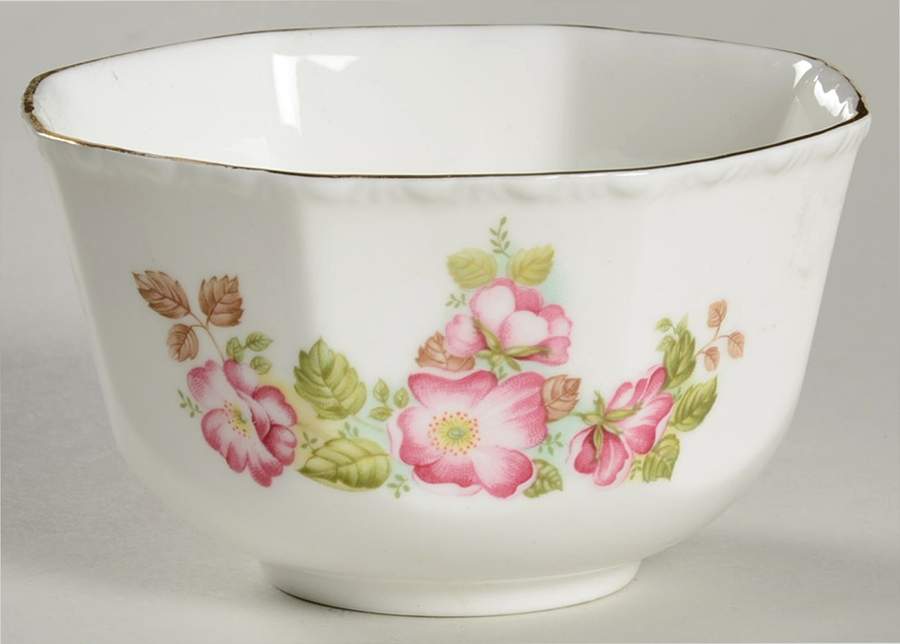 Wild Rose Open Sugar Bowl by Royal Grafton-1