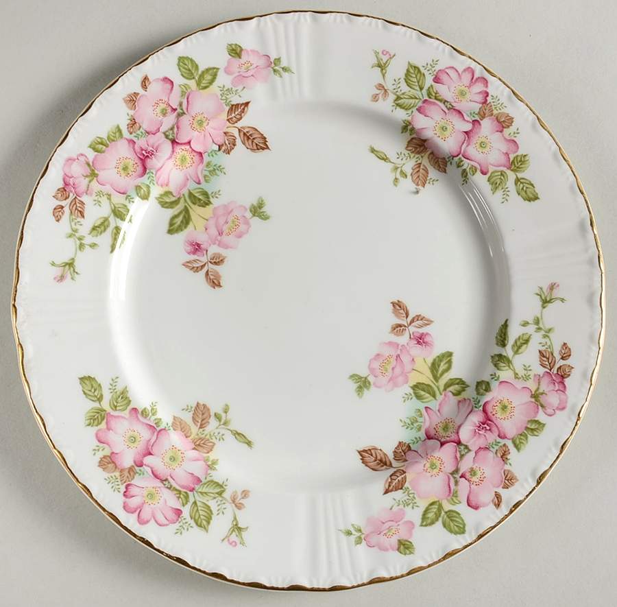 Wild Rose Salad Plate by Royal Grafton-1