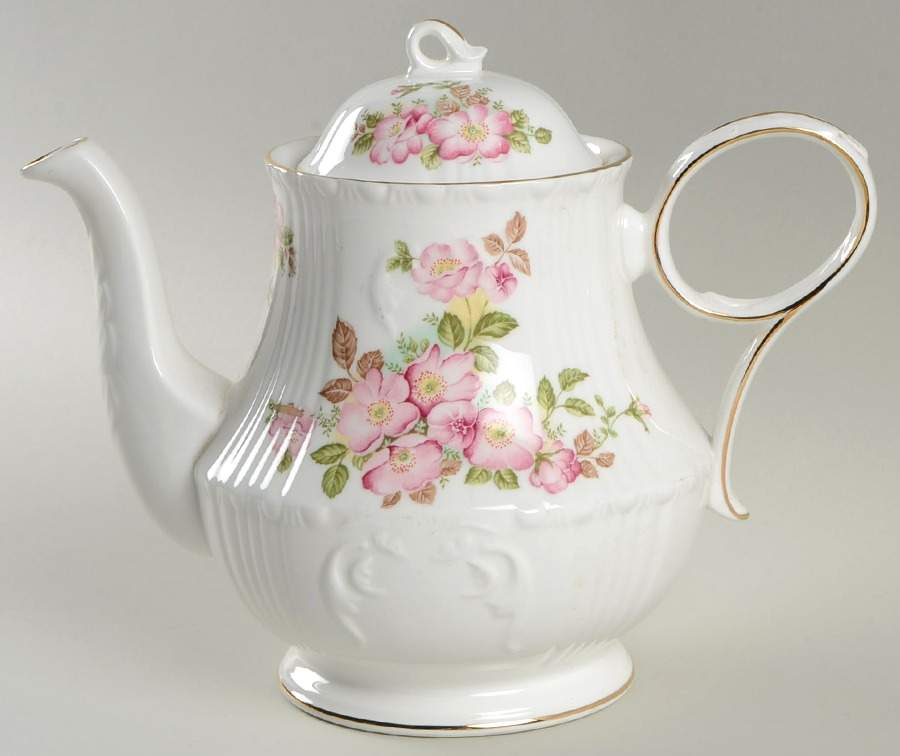Wild Rose Teapot & Lid by Royal Grafton-1