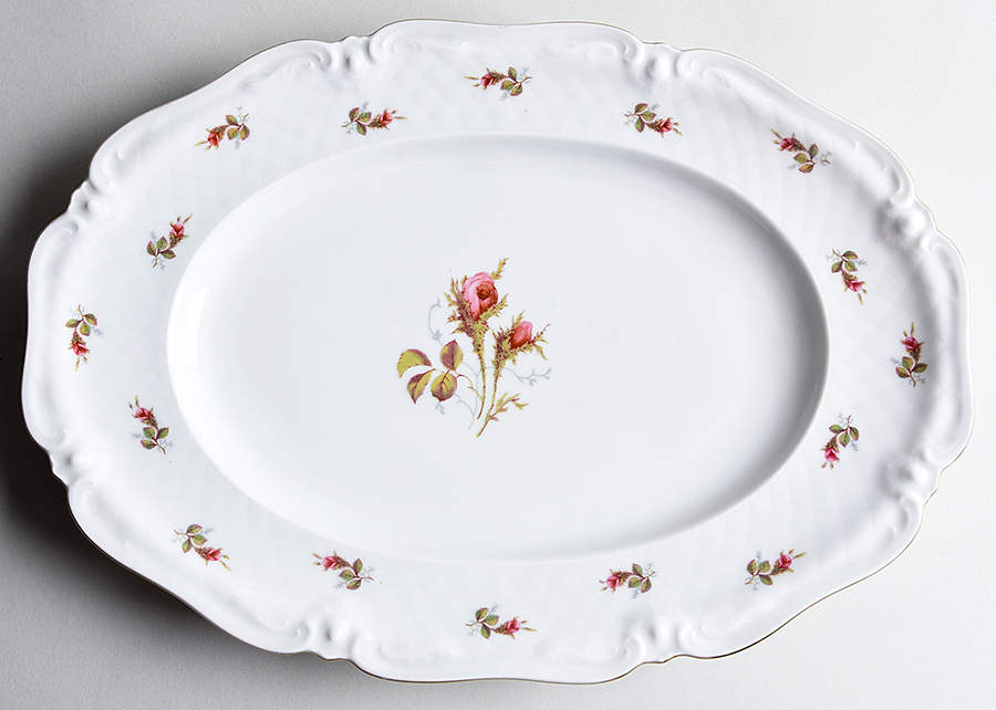 Briarcliff 12" Oval Serving Platter by Royal Hanover-1