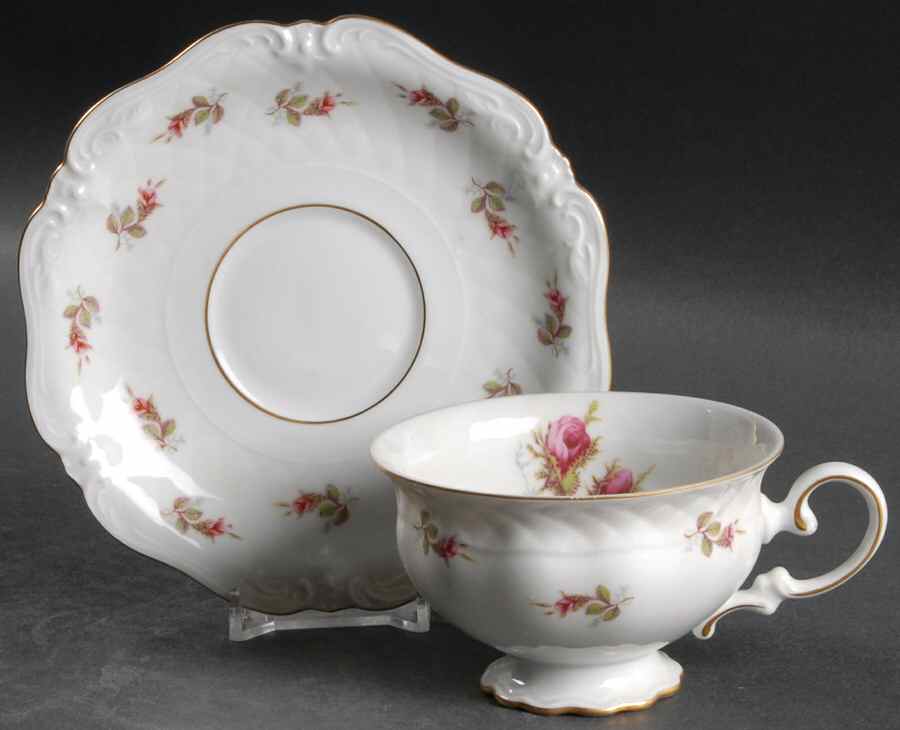 Briarcliff Footed Cup & Saucer Set by Royal Hanover-1