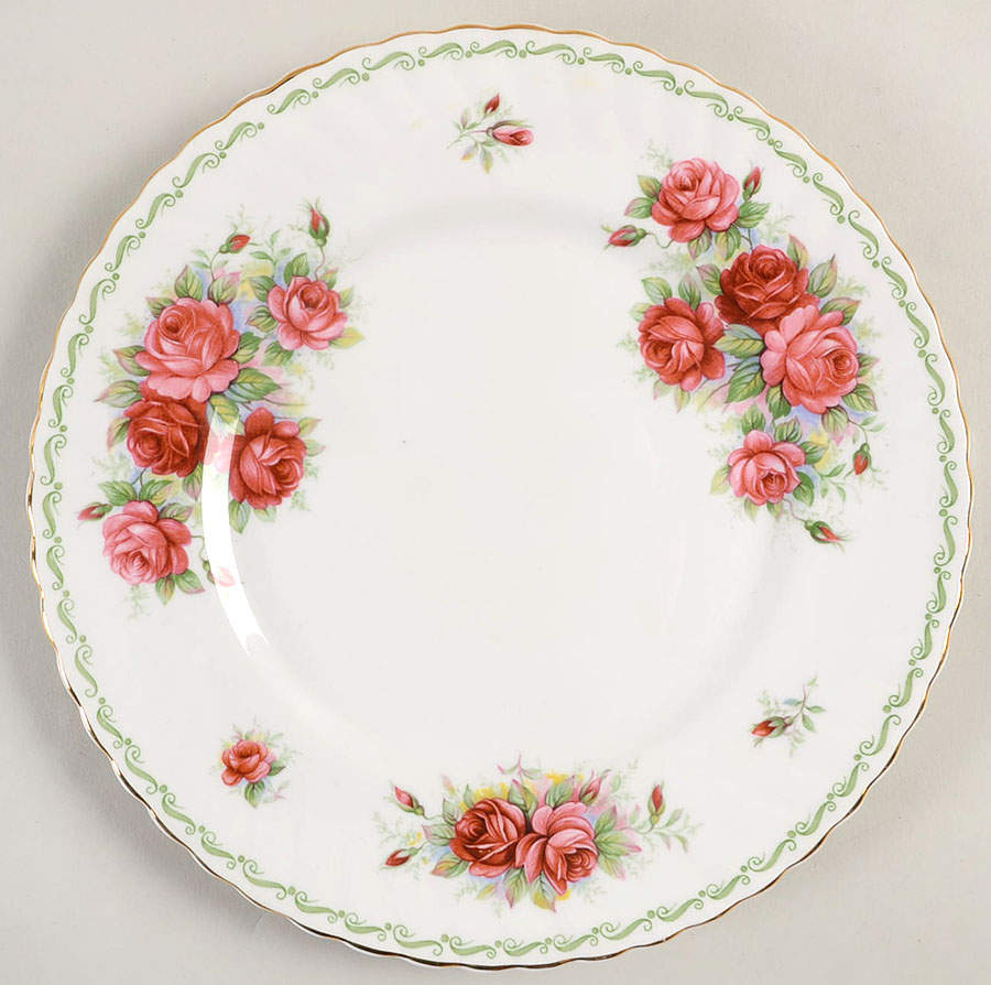 Special Flowers (No Month) Salad Plate by Rosina-Queens-1
