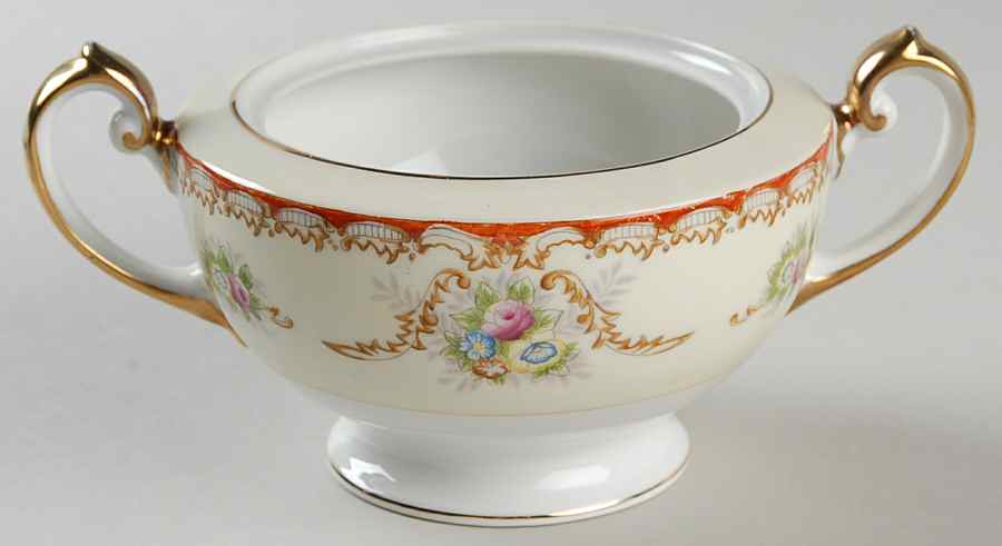 RLC6 Sugar Bowl No Lid by Royal Chester-1