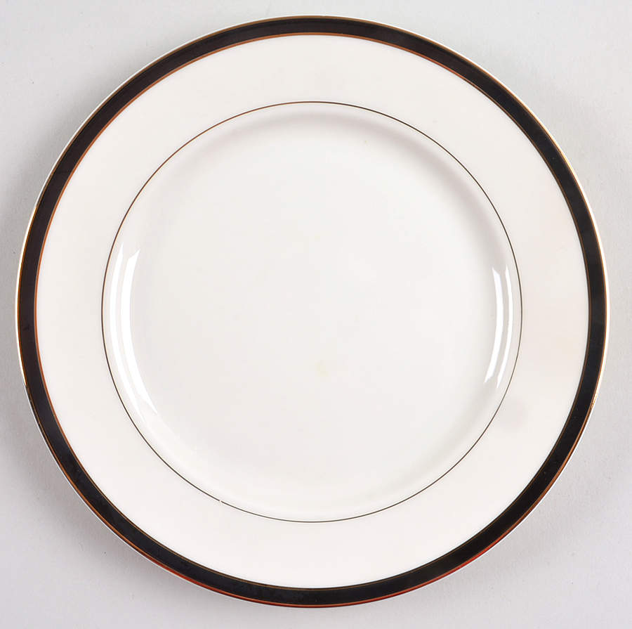 Dynasty Black Salad Plate by Royal Limited-1