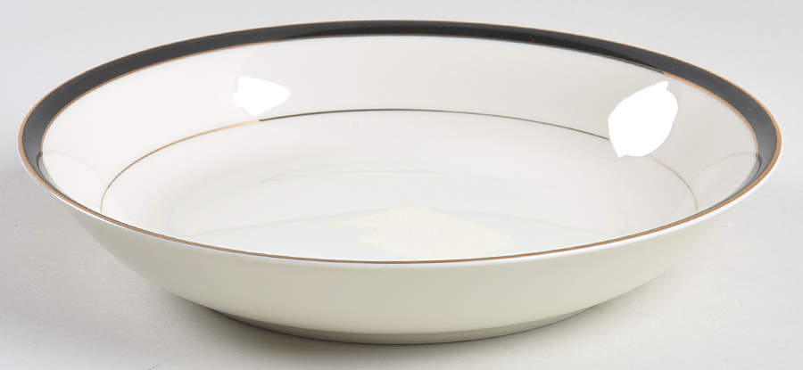 Dynasty Black Coupe Soup Bowl by Royal Limited-1