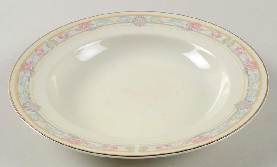 Egyptian Shell Rim Soup Bowl by Royal Limited-1