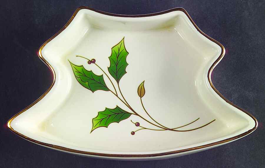 Holly Holiday Middle Section for Tree Shaped Server by Royal Limited-1
