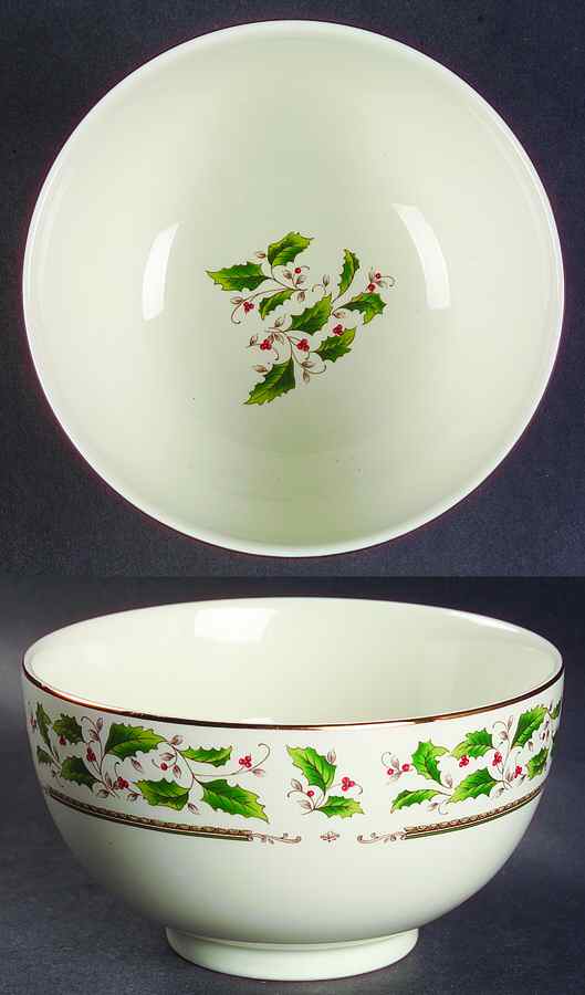 Holly Holiday Rice Bowl by Royal Limited-1