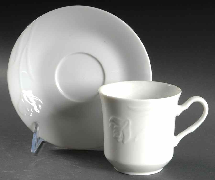 La Tulipe Flat Cup & Saucer Set by Royal Limited-1